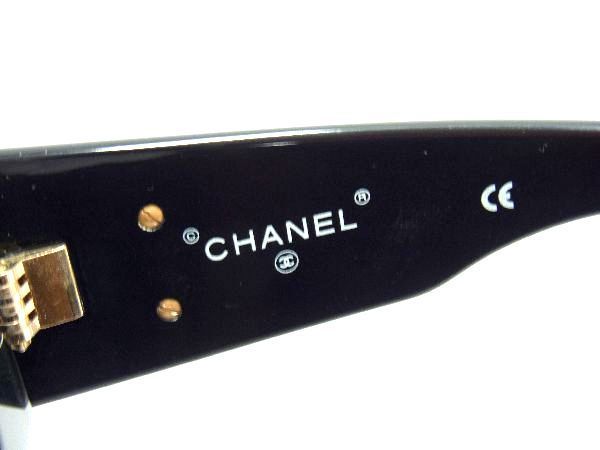 格安，送料無料 1円 ■美品■ CHANEL シャネル 01451 94305 ココマーク サングラス メガネ 眼鏡 レディース ブラック系 AQ9299