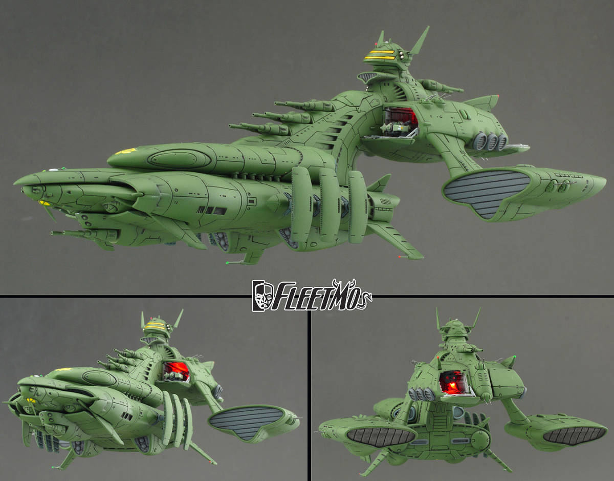 FLEETMO 1/1700 ムサイ級軽巡洋艦後期型 ペールギュント ガレージ 