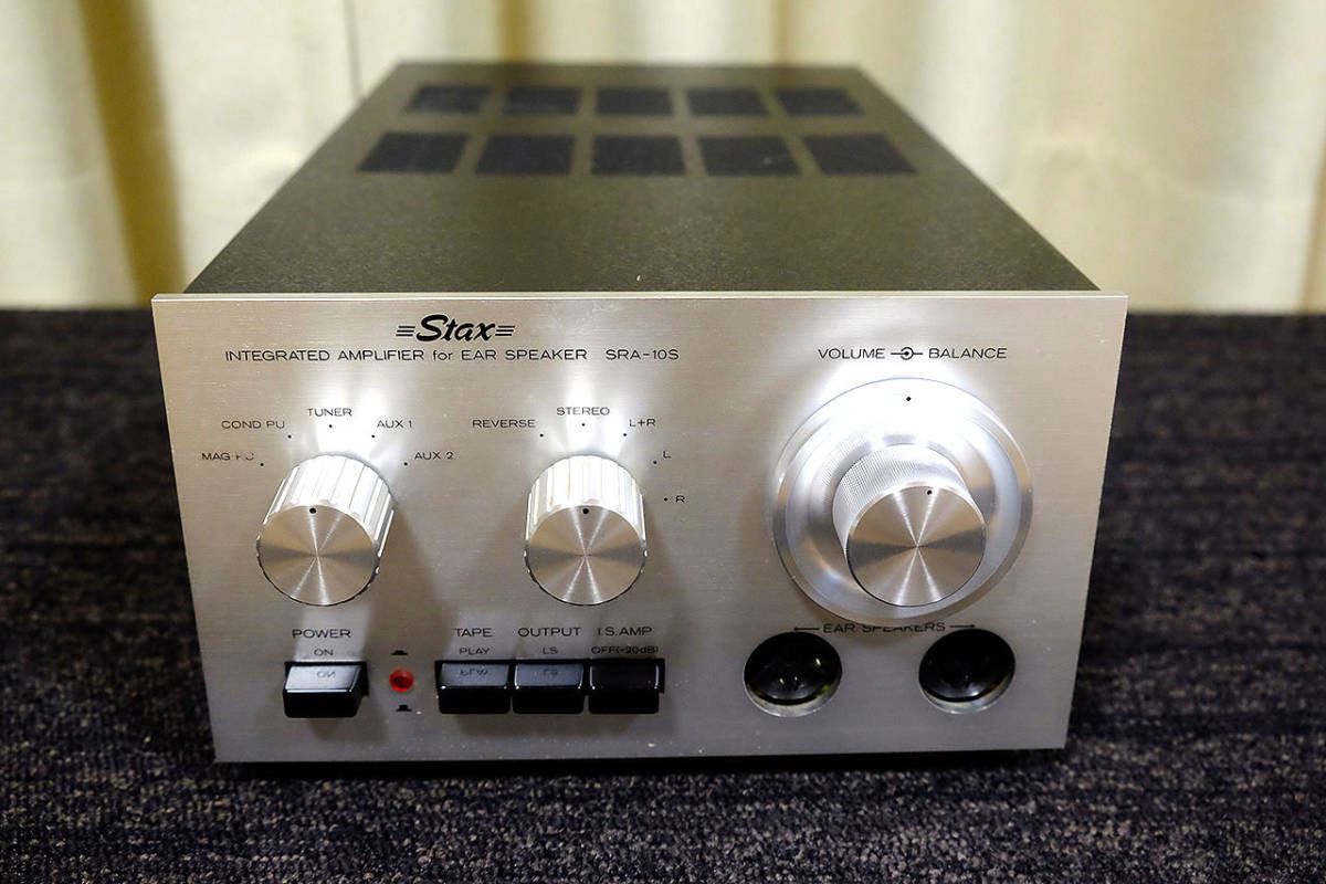 STAX SRA-10S（イヤースピーカー用アンプ） ヘッドフォン スタックス