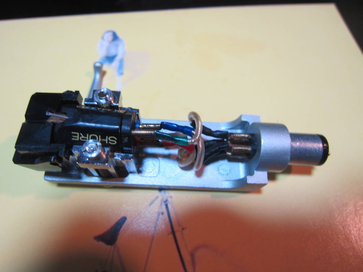 シュアーV15Ⅲ中古　ヘッドシェル純正針付き　