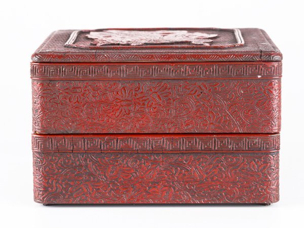 流】時代漆器 唐物 堆朱重箱 KR851 唐物 重箱 堆朱 中国 M21⁄d3