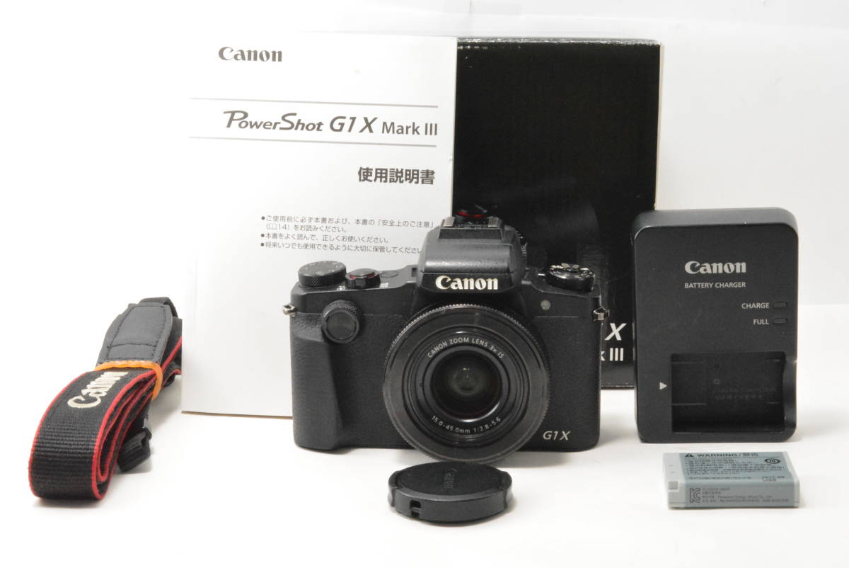 箱付き☆良品☆キャノン CANON POWER SHOT G1X MARK III 【公式通販】