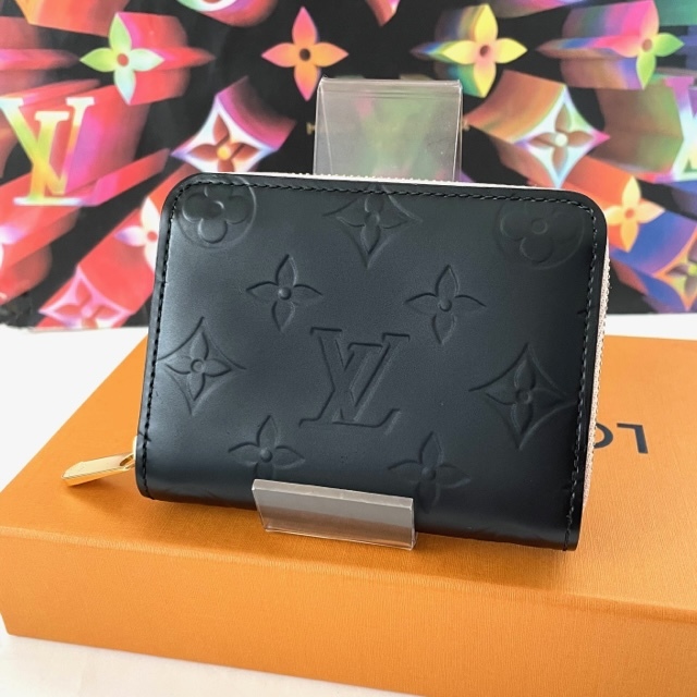 1円 美品 ルイヴィトン コインパース ヴェルニ モノグラム ベージュ