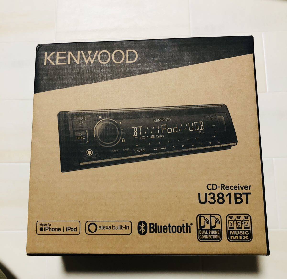 U381BT KENWOOD 1DIN ケンウッド 1DINオーディオデッキ Bluetooth USB