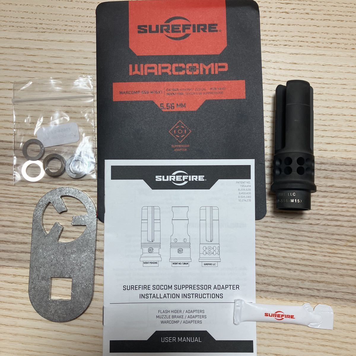 実物 新品 未使用 シュアファイアー warcomp 5.56mm SUREFIRE