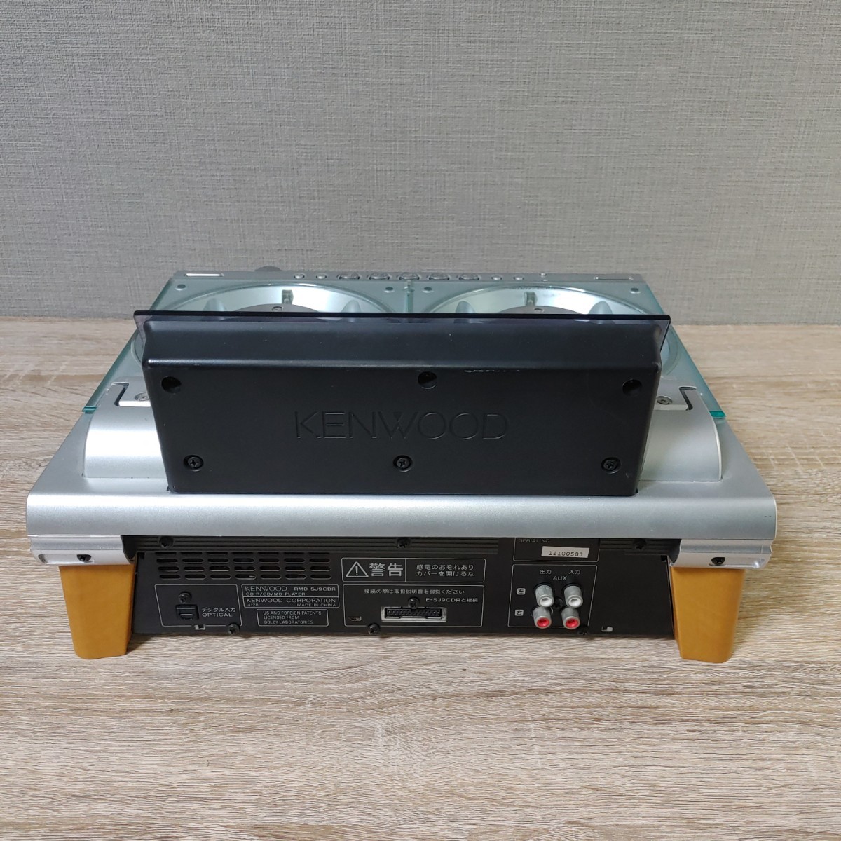 KENWOOD ケンウッドコンポ CD MDプレーヤー RMD- SJ9CDR ジャンク KENWOOD ケンウッド CD システムコンポ マイクロハイファイ CD・MD・ラジオパーソナルステレオシステム