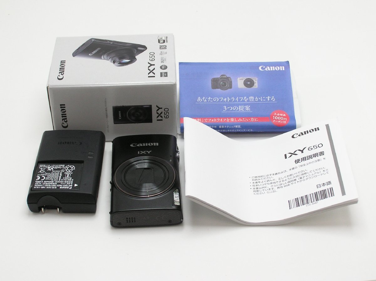 【SALE，限定セール】 ハローカメラ 7181 キヤノン Canon IXY 650 ブラック 約2020万画素 ：極上品 一式セット 現状 1円スタート 有り(キヤノン)｜売買されたオークション情報、yahooの商品情報をアーカイブ公開 - オーク キヤノン