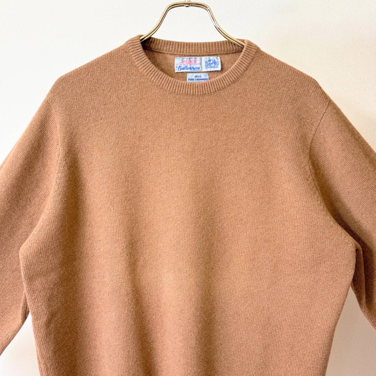 希少《 BALLANTYNE / Cashmere100% 》60s 70s 美品【 BERK 別注 