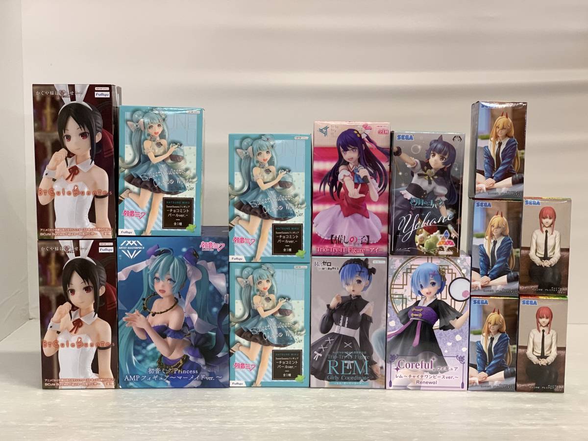 プライズフィギュア20個セット 玩F27 フィギュア【120】15点まとめ プライズ ◇かぐや様/初音ミク/Re