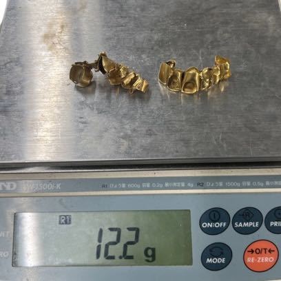 限定SALE，安い 1円〜 金歯 被せ物 重量約12.2g まとめて 歯科 スクラップ 経年保管品(金製)｜売買されたオークション情報、yahooの商品情報をアーカイブ公開 - オークファン 金製
