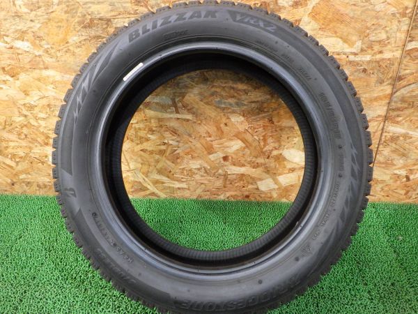 ☆:：送料無料:：☆ブリヂストン BLIZZAK VRX2 165/55R15 75Q 日本製 1本のみ／2017年製9分山スタッドレス／中古 特筆すべき損傷はなし