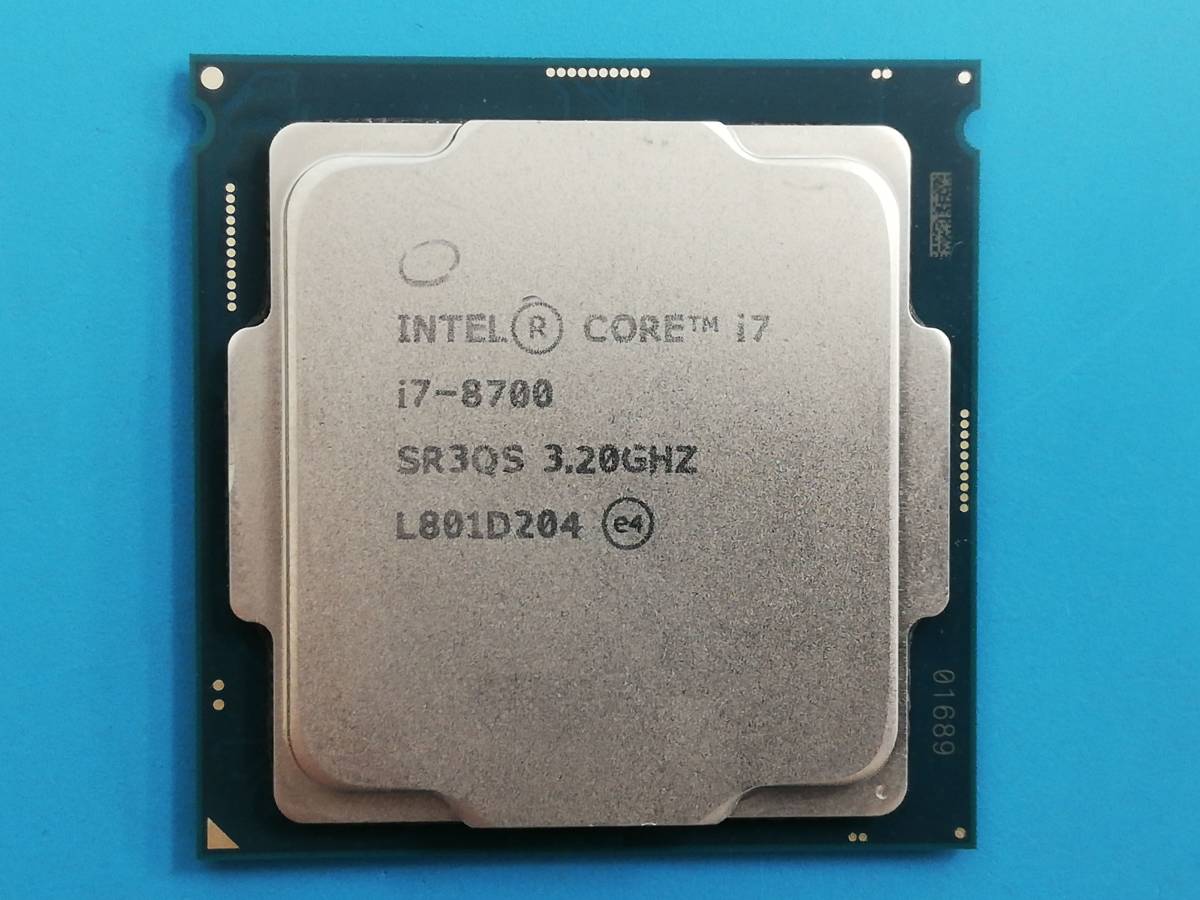 Intel Core i7-8700 動作未確認※動作品から抜き取り 16890100718 Core