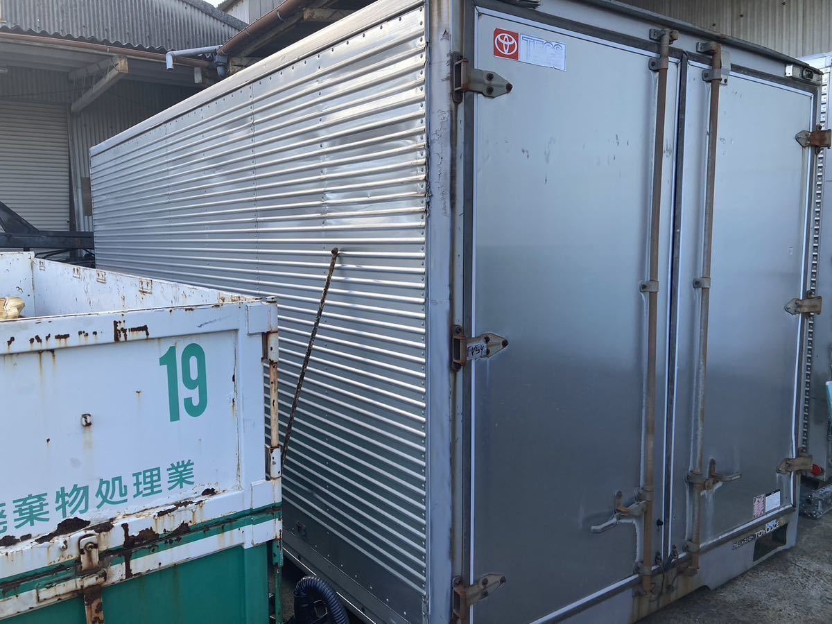 引取限定 三重県桑名市】トラックコンテナ 倉庫 物置アルミバン