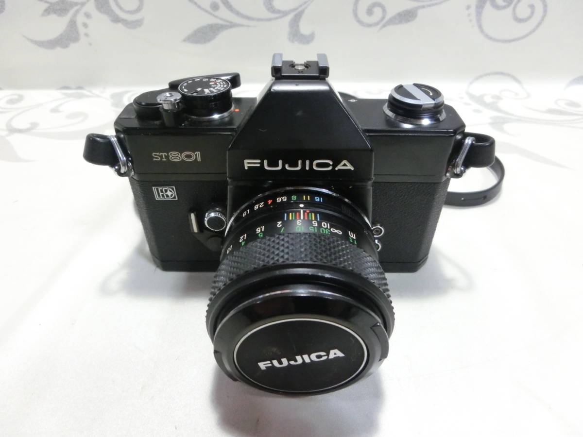 フジフィルム FUJICA ST801 フィルム カメラ 1：1.8 F=55㎜ ブラック