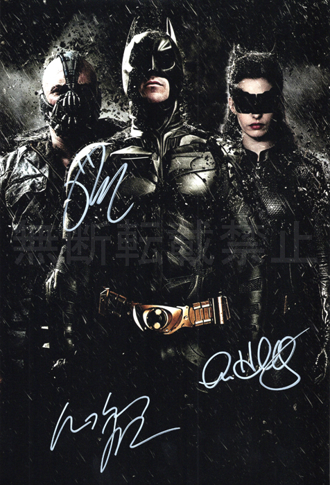 u0026 クリスチャン・ベール アン・ハサウェイ アン トム 直筆サイン