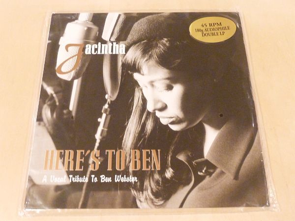 未開封 ジャシンタ Here's To Ben A Vocal Tribute To Ben Webster 45