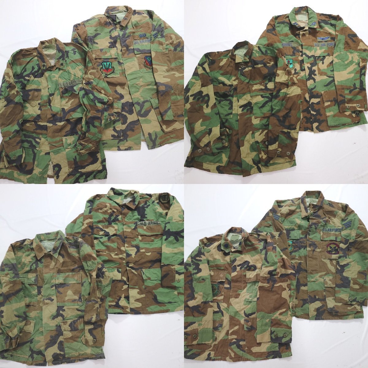 ◎米軍実物 フィールジャケット set ウッドランドカモ 他 (メンズS) 8