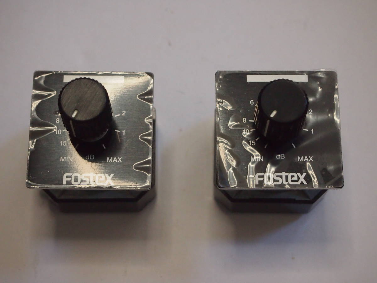 FOSTEX フォステクス AT-50H アッテネーター ペア 自作台座付き
