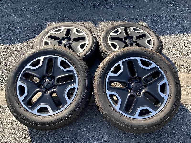 JEEPレネゲード純正アルミ・スタッドレスタイヤセット 中古品