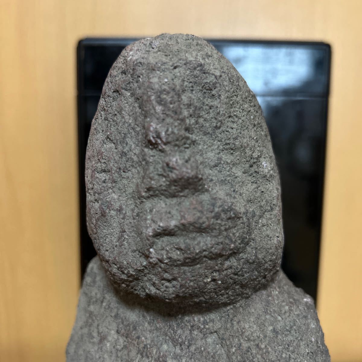 古墳期　石人　高25cm 検　神像　縄文土器　弥生土器　土師器　須恵器　土偶　埴輪　勾玉　青銅器　銅矛　銅鐸　独鈷石　石棒　石器　仏像 | 文化遺産オンライン 石川県 □縄文期 濃い色味 発掘出土品