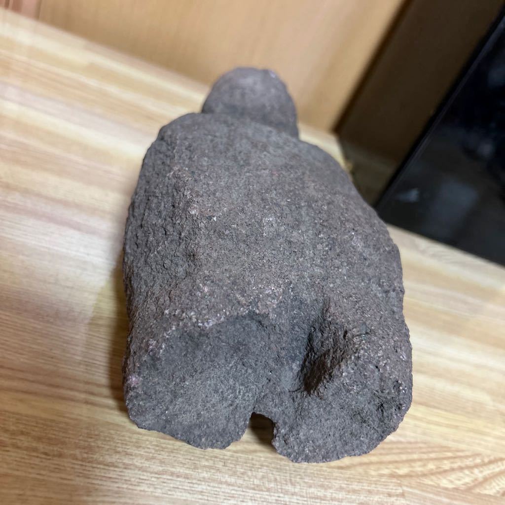 古墳期　石人　高25cm 検　神像　縄文土器　弥生土器　土師器　須恵器　土偶　埴輪　勾玉　青銅器　銅矛　銅鐸　独鈷石　石棒　石器　仏像 | 文化遺産オンライン 石川県 □縄文期 濃い色味 発掘出土品