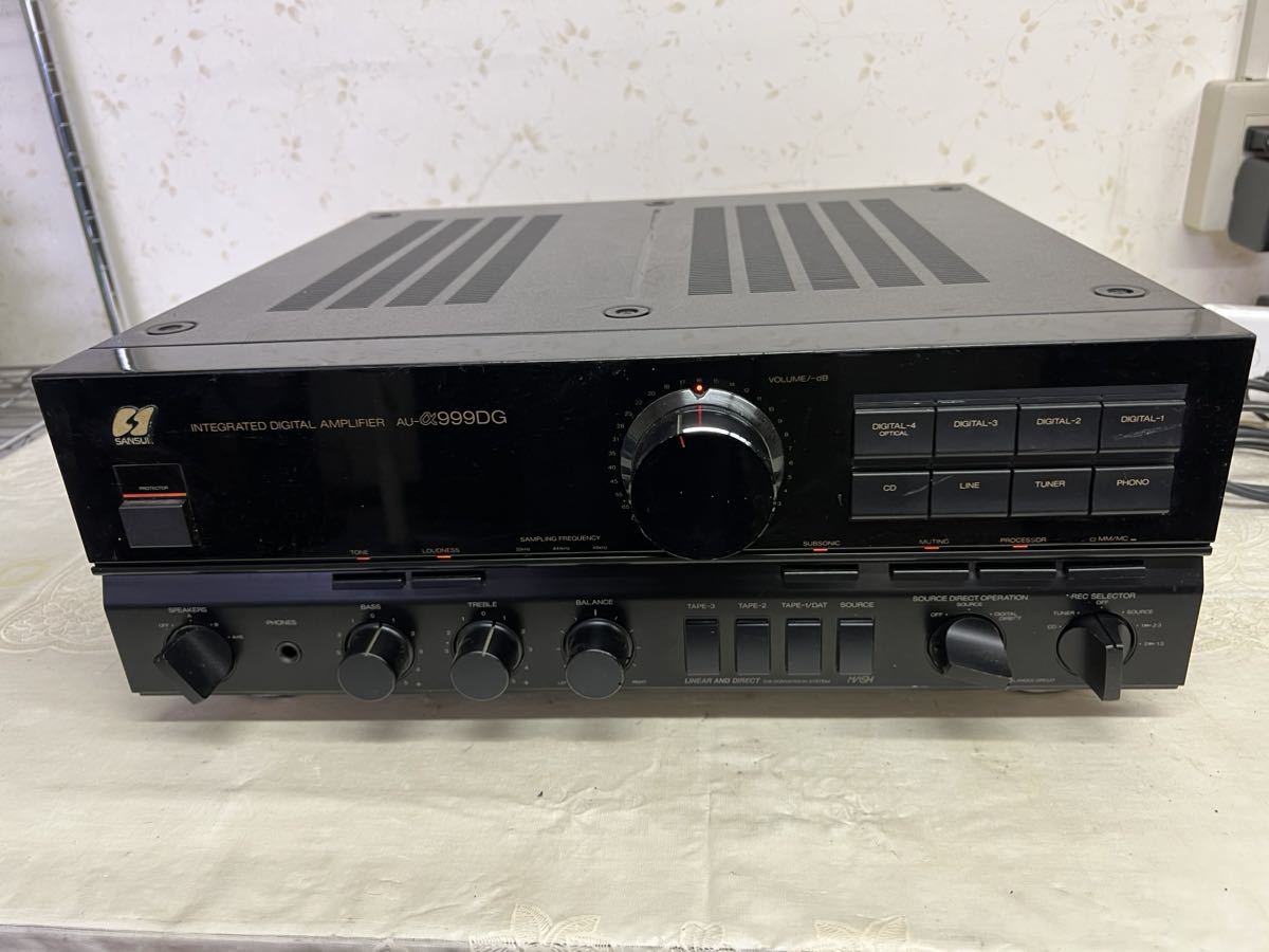 AK7408○SANSUI サンスイ プリメインアンプ AU-α999DG 通電のみ確認済 