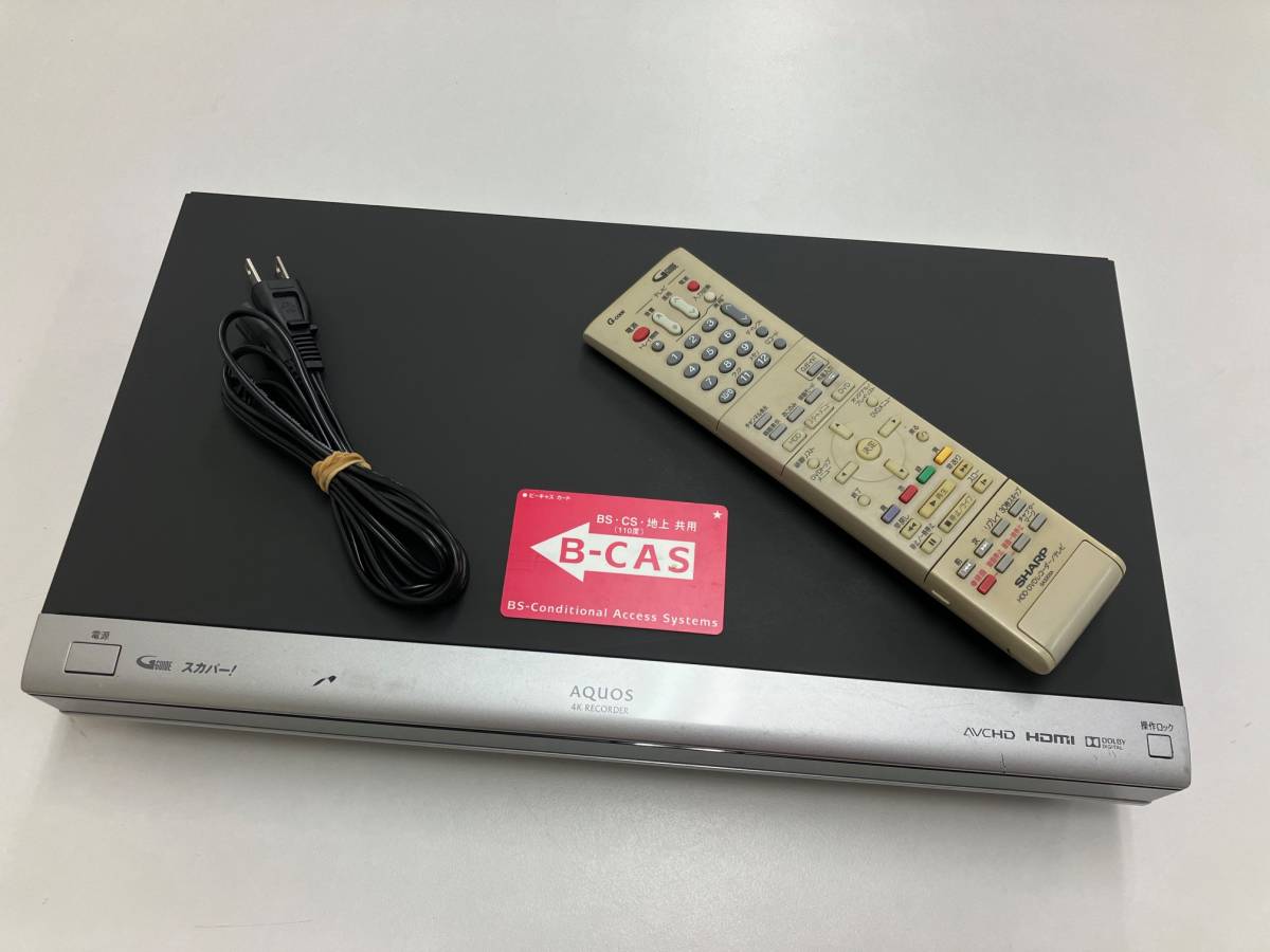 SHARP シャープ BD-WW1100 ブルーレイディスクレコーダー