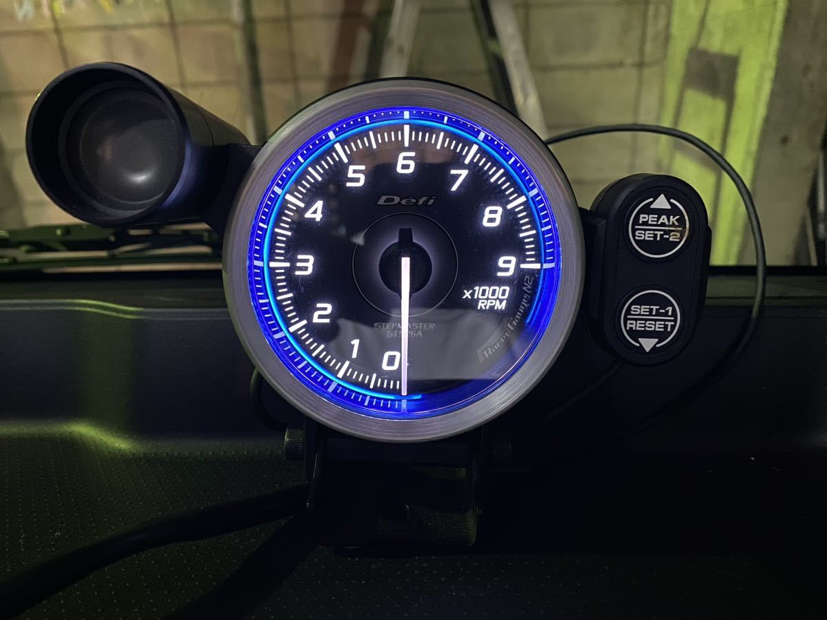 Defi デフィ タコメーター Racer Gauge N2 レーサーゲージ　9000rpm Φ80mm