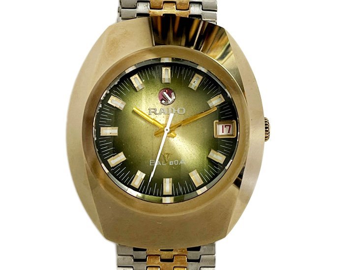RADO ラドー メンズ 腕時計 BALBOA バルボア グリーン文字盤 ゴールド