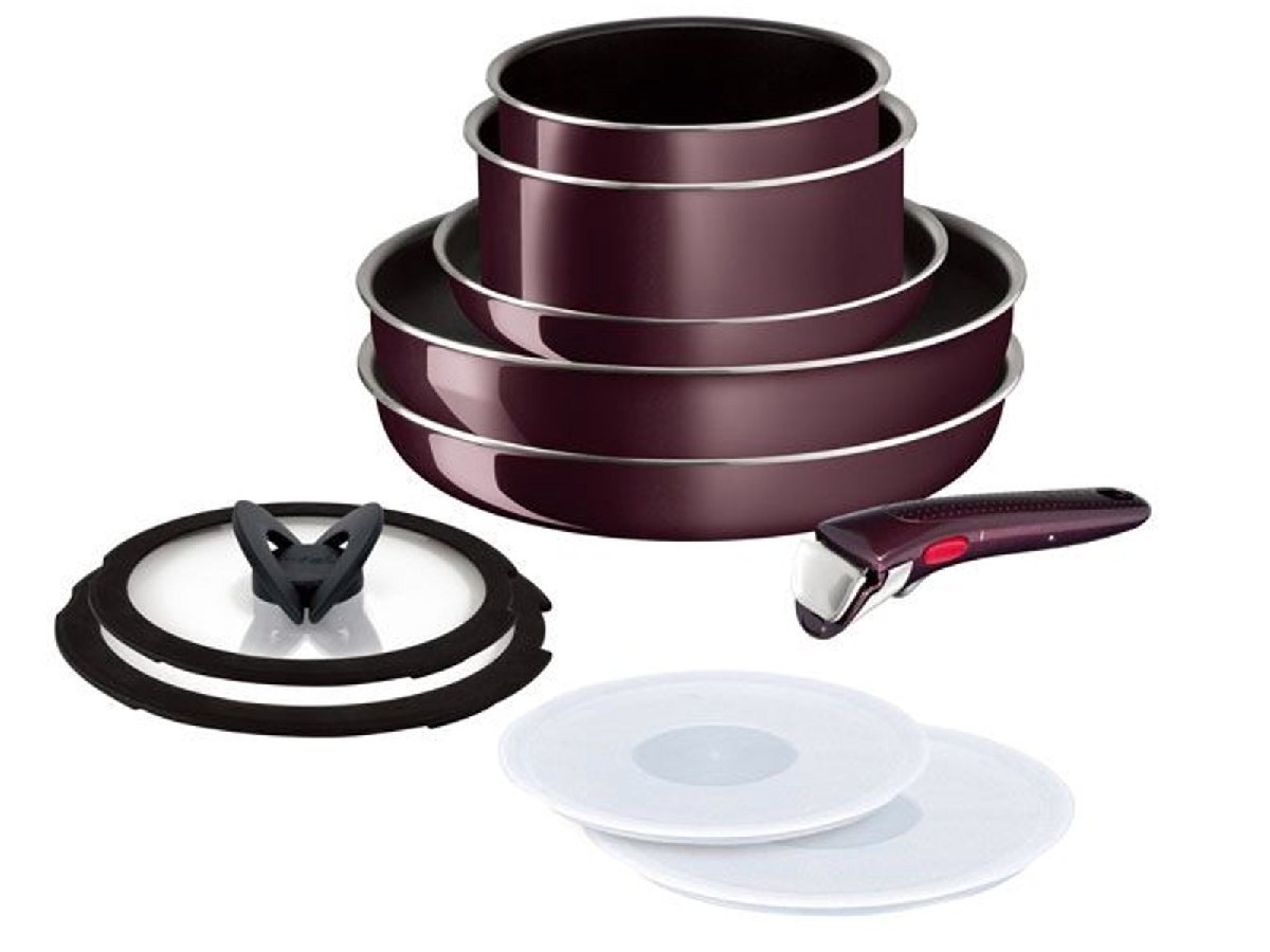 ♪T-fal ティファール インジニオ・ネオ マホガニー・プレミア セット10 L63192♪未使用 経年保管 箱傷みあり