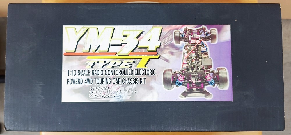 絶版☆MIWA HOBBY YM-34 Type T 電動カーシャーシキット 1/10 4WD