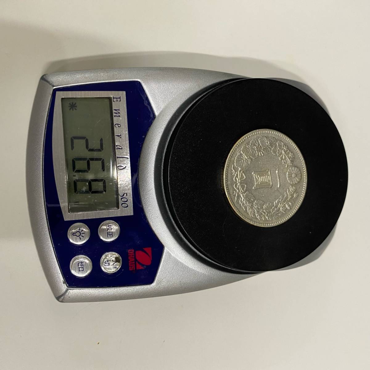 新一円銀貨 銀貨 明治24年 一圓銀貨 約26.8g 1円銀貨 貿易銀 古銭 龍