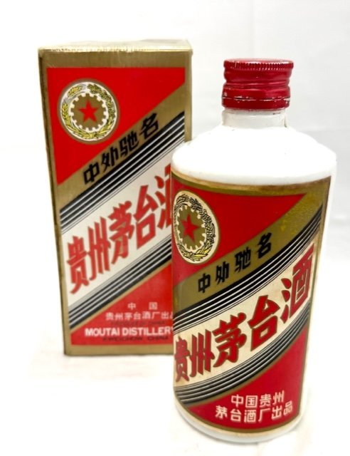 未開栓】(※漏れあり)マオタイシュ1987年 五星麦 中国酒 貴州茅台酒