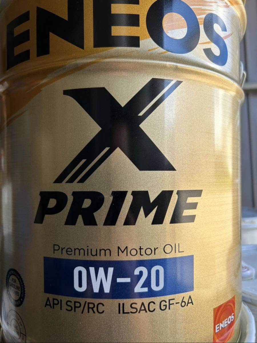 ENEOS X PRIME エンジンオイル 0W-20 20L/缶 エネオス ENEOS X PRIME