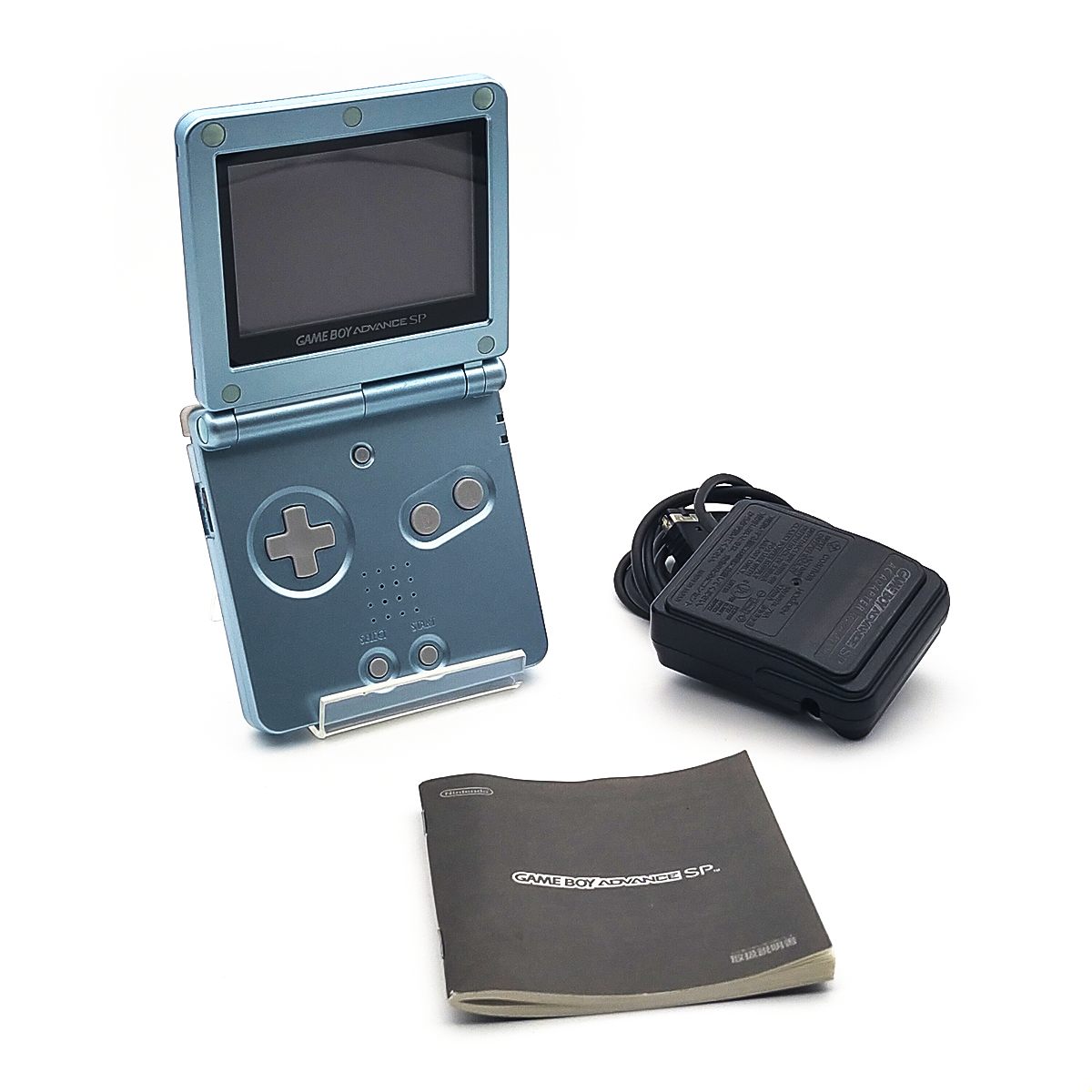 S11005 GBA ゲームボーイアドバンスSP 任天堂 AGS-001 パールブルー