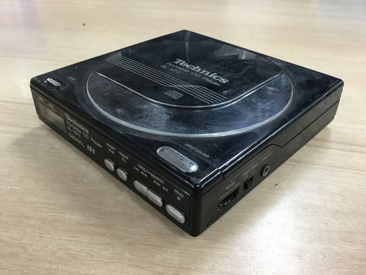 動作品！Technics SL-XP3 ポータブルCDプレーヤー Yahoo!オークション - Technics SL-XP3 テクニクス ポータブルCD
