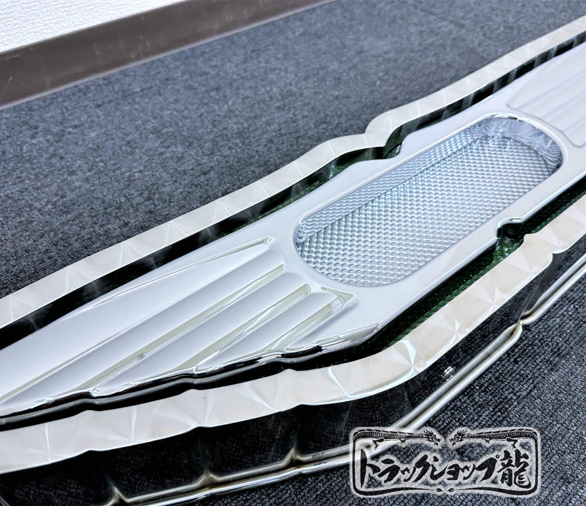オススメ！鱗柄 奥目 日野 バスマーク アンドン 大型用 ステンレス 6 