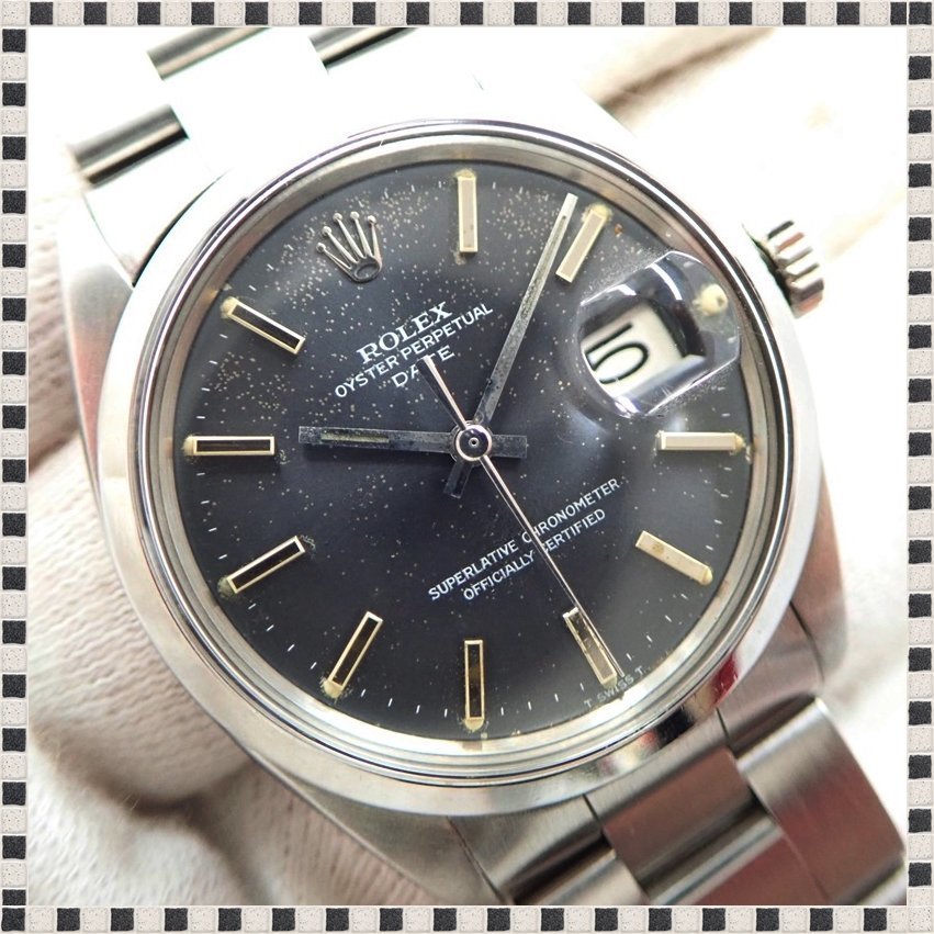 ロレックス オイスター パーペチュアル デイト Ref.1500 Cal 