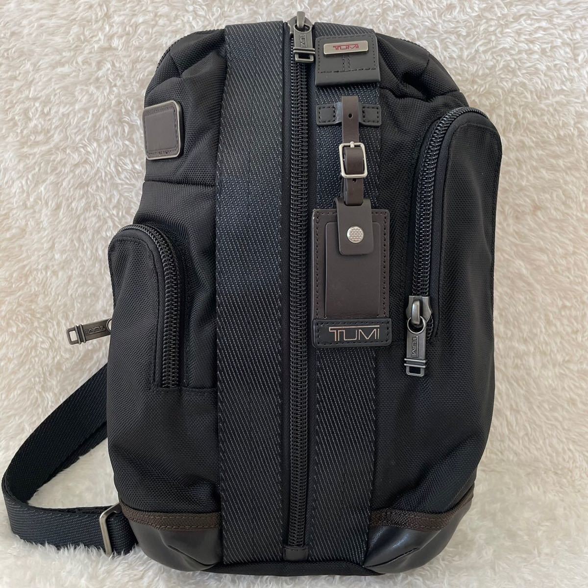 美品】TUMI ボディバッグ ALPHA BRAVO ショルダーバッグ 222318トゥミ 
