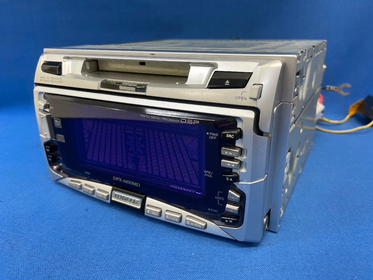 オーディオ機器 KENWOOD DPX-6100MD CD・MDデッキ