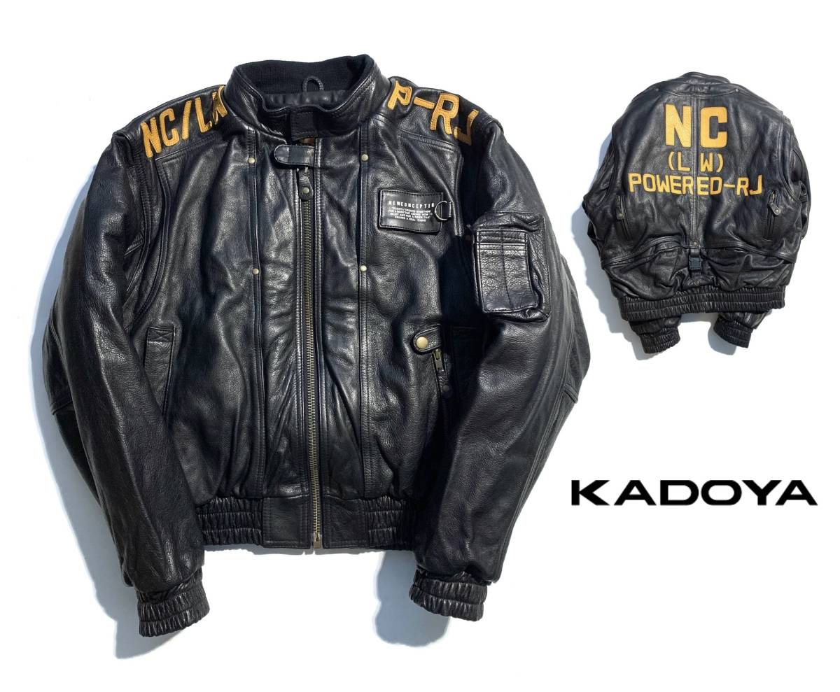 最高級【名作】KADOYA カドヤ NEW CONCEPTER レザー ライダース