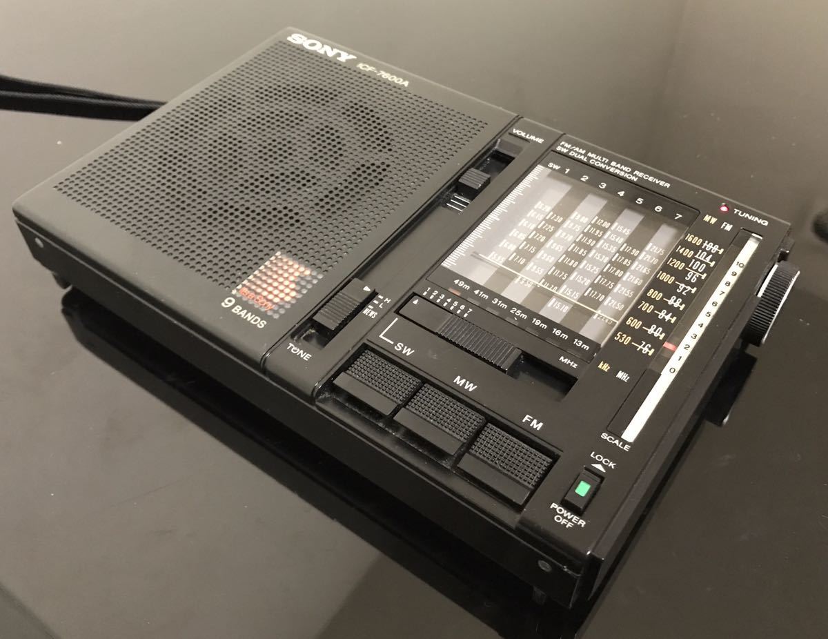 SONY ソニー ICF-7600A 3バンド ワイドFM 美品 SONY ソニー ICF-7600A