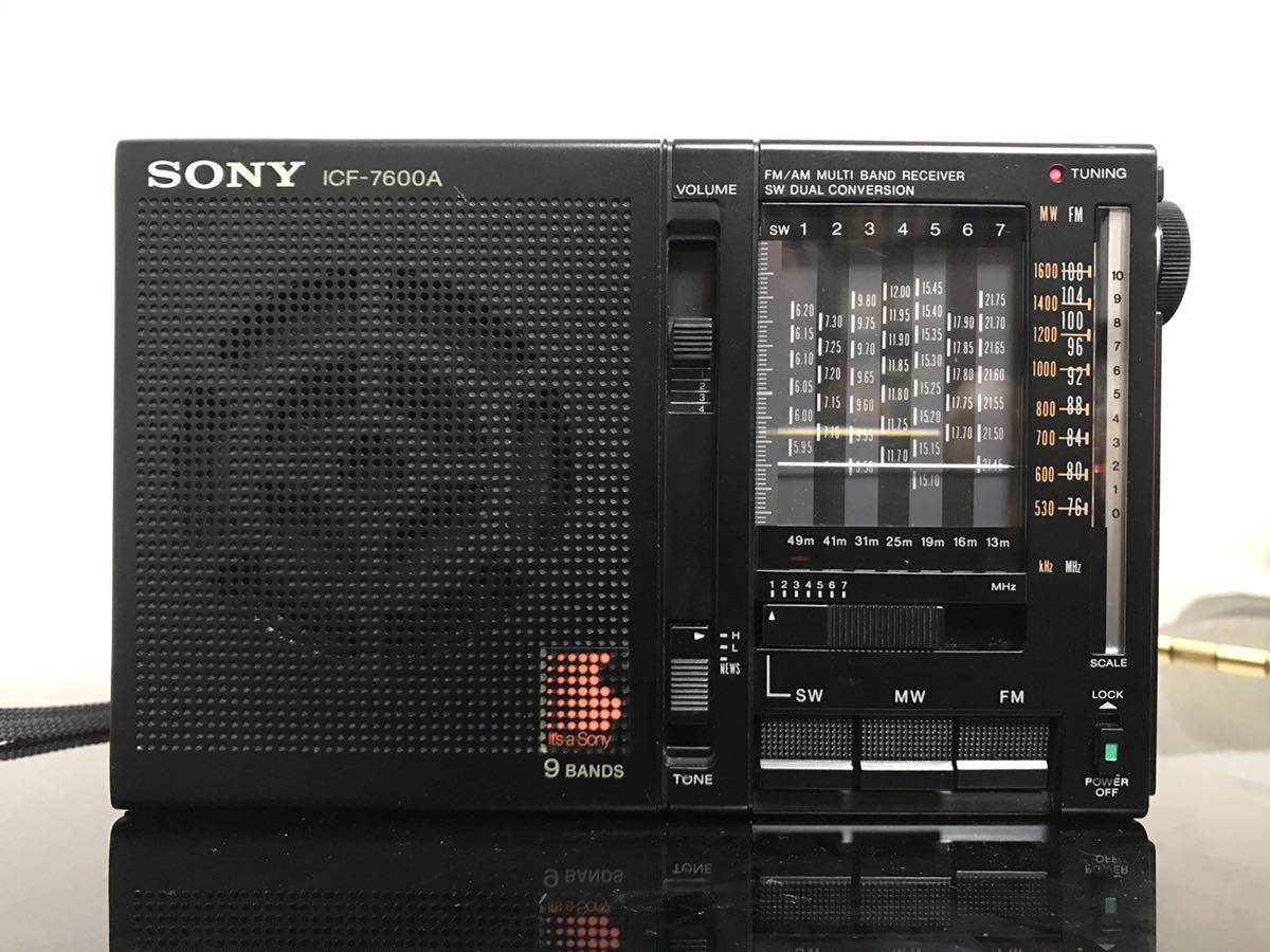 SONY ソニー ICF-7600A 3バンド ワイドFM 美品 SONY ソニー ICF-7600A
