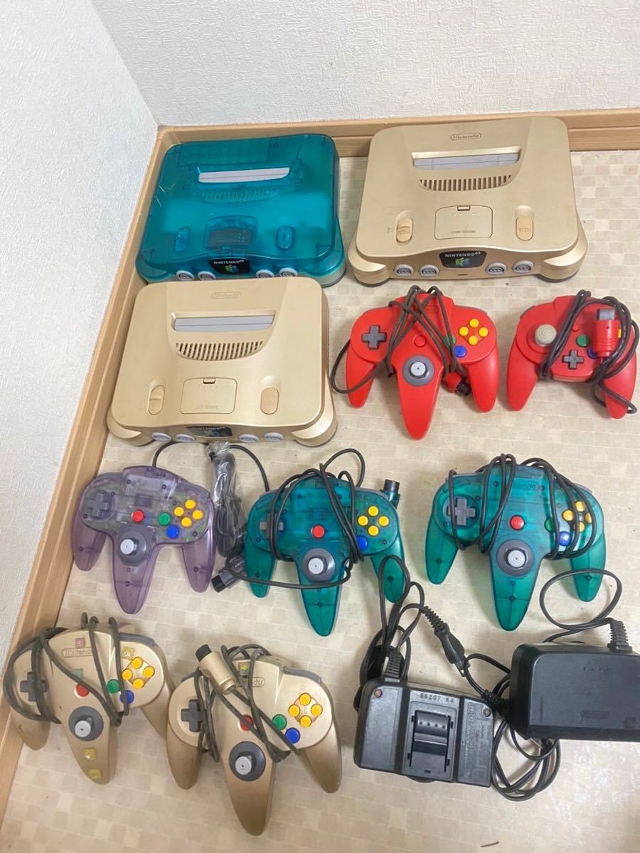 NINTENDO64 ニンテンドー64 コントローラ 10個大量に販売される