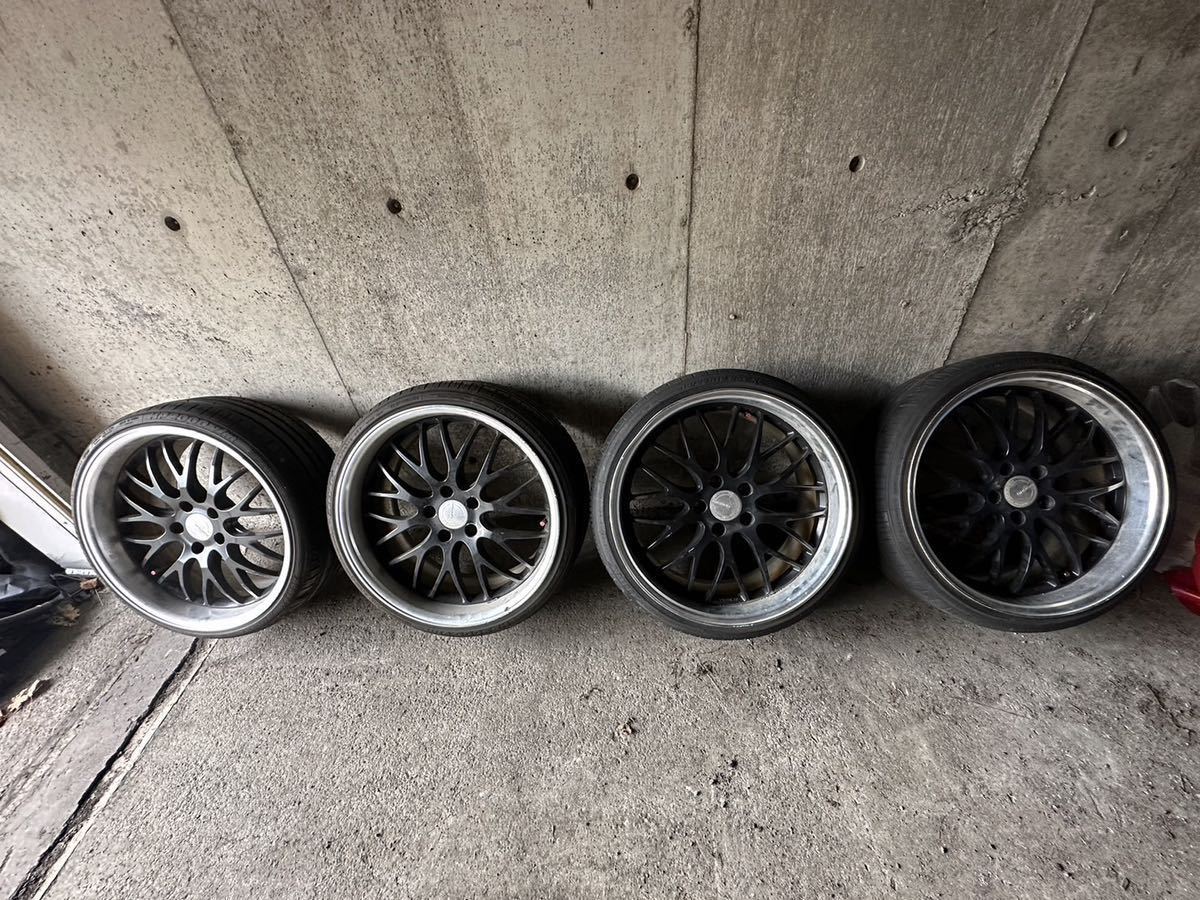 work グノーシスgh2 19インチ　9j +36 114.3 前後通し　ガリ傷あり　一本歪みありエア漏れなし　