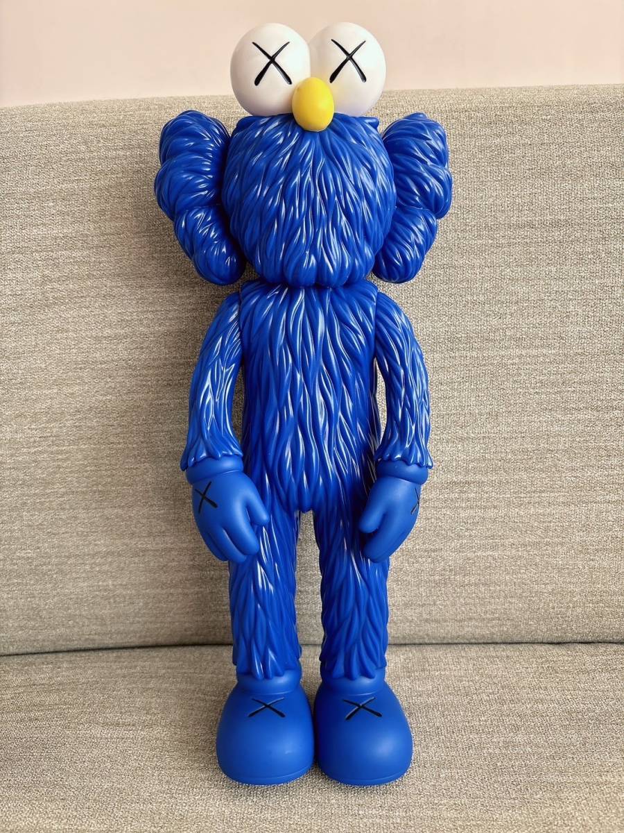 MOMA 限定 MEDICOM TOY KAWS BFF 青 メディコム トイ カウズ モマ