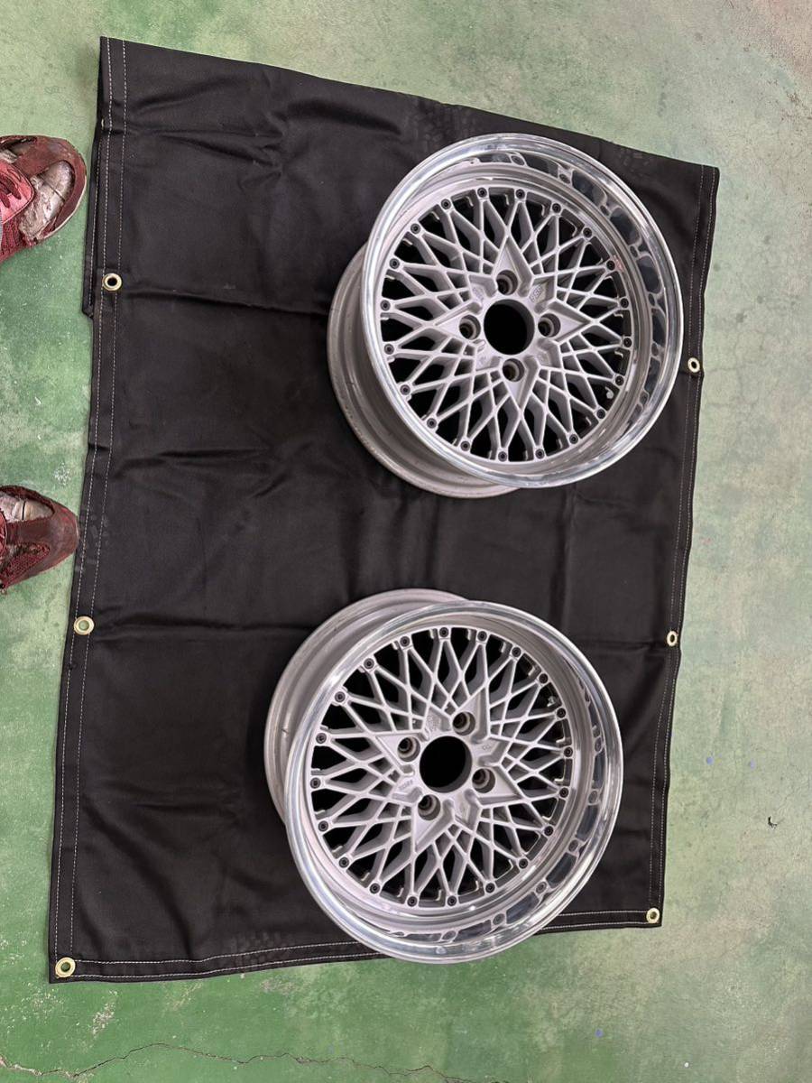 SSR Formula MESH 16×8.0J+13 4H PCD 114.3 2本 当時物