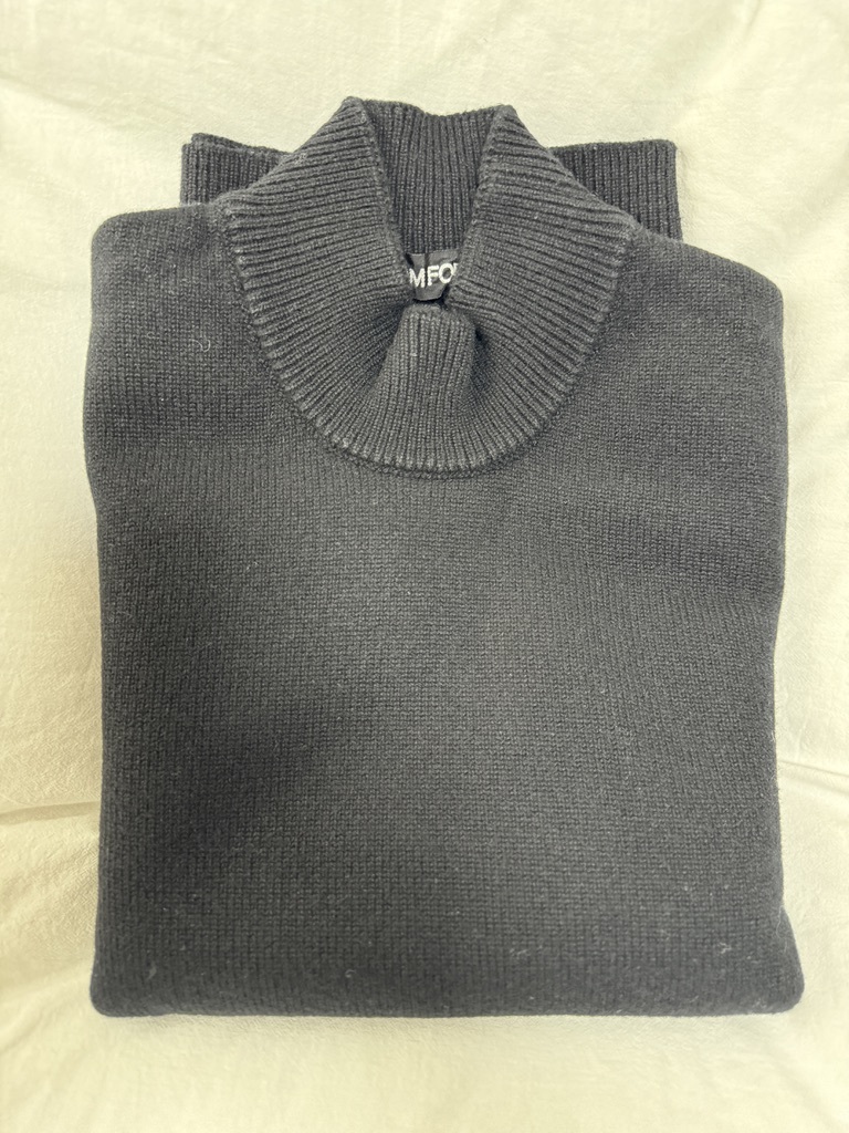 美品 トムフォード TOM FORD ニット セーター ロングスリーブ カシミヤ