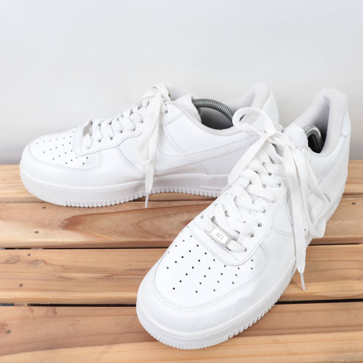 z7941 ナイキ エアフォース1 US10 28.0cm/白 ホワイト NIKE AIRFORCE1 メンズ スニーカー 中古