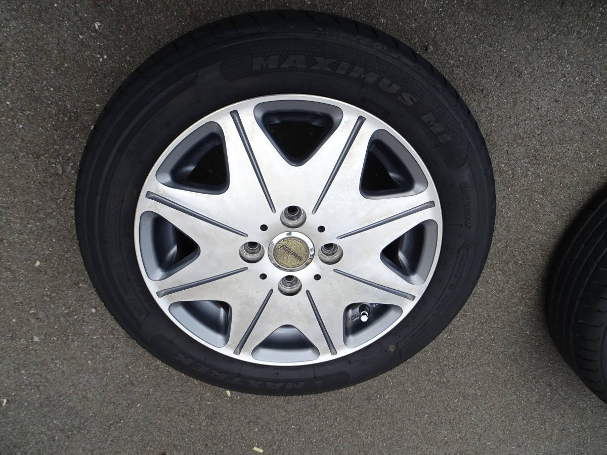BRALIMAN 14アルミ＆2020年 155/65R14 タイヤ 14X4.5JJ４穴 PCD100+45 ミラカスタム アルト タント パレット ワゴンR エブリィ ライフ 他 155&frasl;65R14 NEWNO 75H 14)夏タイヤ 選べるホイール(155&frasl;65-14 4本